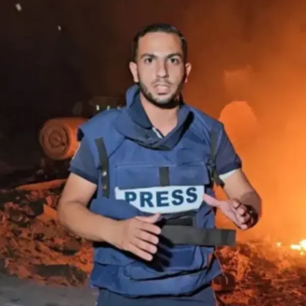 Portrait of Anas al-Sharif, Journalist